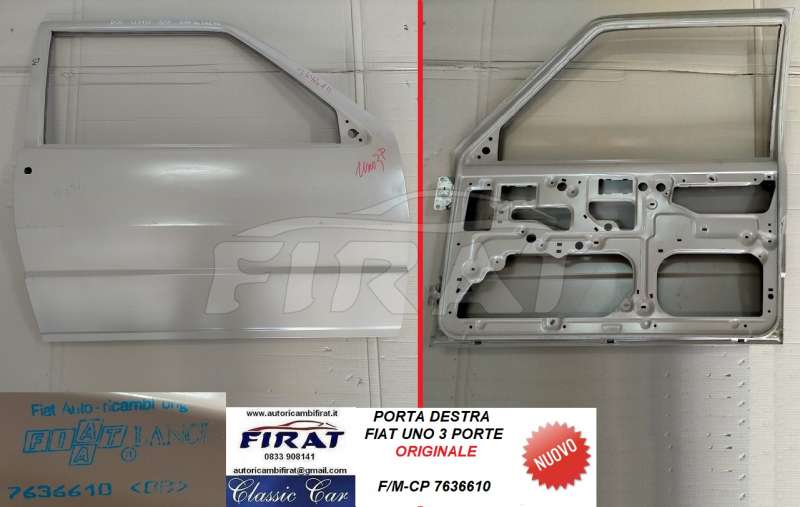 PORTA FIAT UNO 3 PORTE DX